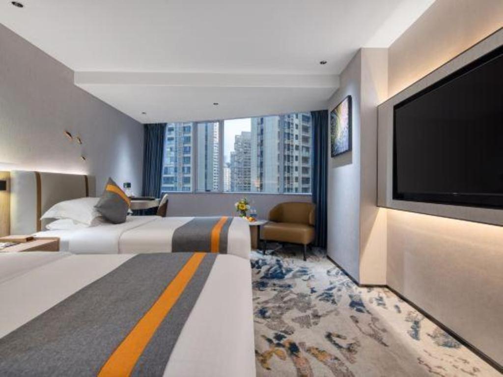 Golden Sea View Hotel Haikou ไหโขว่ ภายนอก รูปภาพ